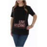 Love Moschino - T-Shirt mit Rundhalsausschnitt für Damen