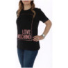 Love Moschino - T-Shirt mit Rundhalsausschnitt für Damen