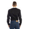 PAPETE MEN&39S LONG SLEEVE SHIRT BLACK