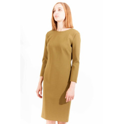 GANT SHORT DRESS GREEN WOMAN