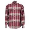 GANT CAMICIA MANICHE LUNGHE UOMO ROSSO