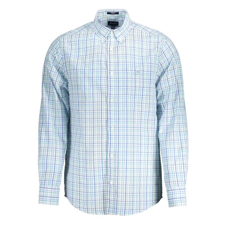 GANT CAMICIA MANICHE LUNGHE UOMO AZZURRO