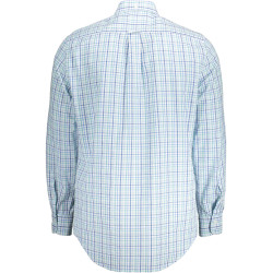 GANT CAMICIA MANICHE LUNGHE UOMO AZZURRO