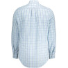 GANT CAMICIA MANICHE LUNGHE UOMO AZZURRO