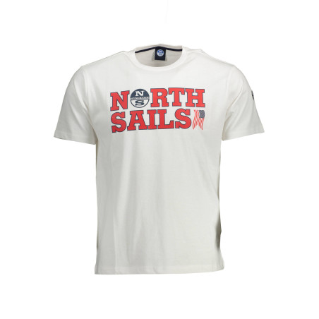 NORTH SAILS WHITE MEN&39S SHORT SLEEVE T-SHIRT