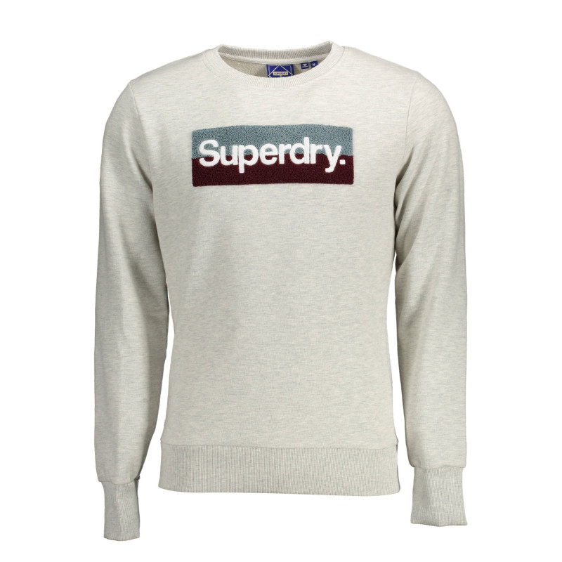 SUPERDRY FELPA SENZA ZIP UOMO GRIGIO