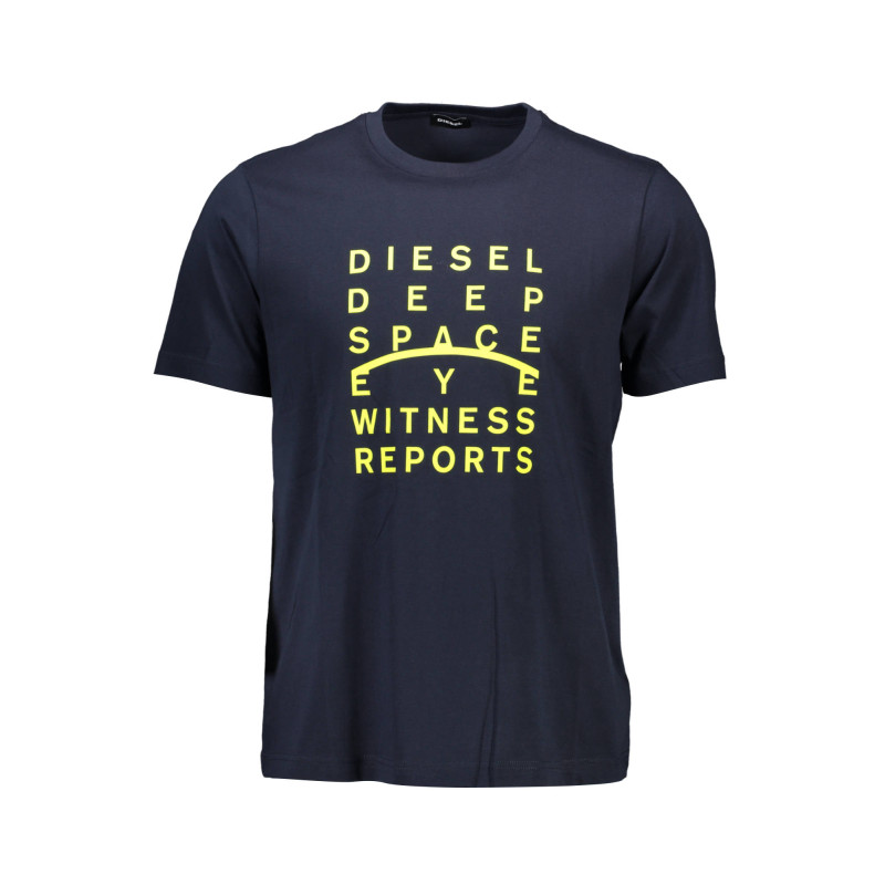 DIESEL MEN&39S SHORT SLEEVE T-SHIRT BLUE