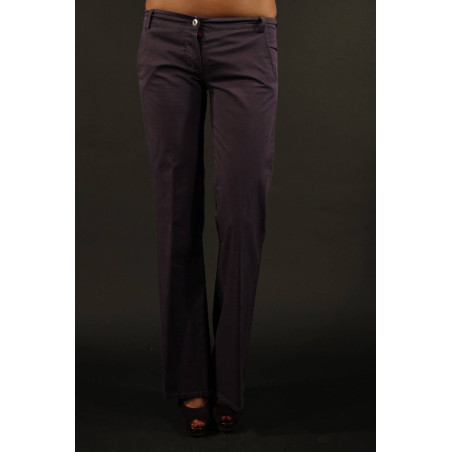 DENNY ROSE WOMEN&39S PURPLE TROUSERS