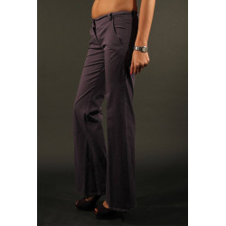 DENNY ROSE WOMEN&39S PURPLE TROUSERS