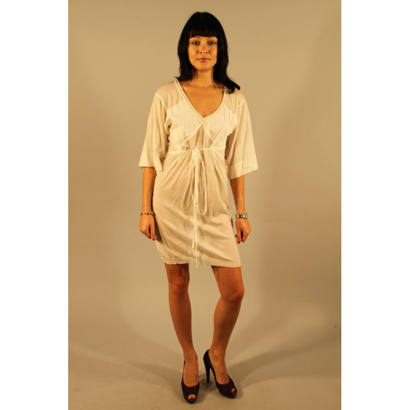 PATRIZIA PEPE SHORT DRESS WOMAN WHITE