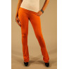 PATRIZIA PEPE LEGGINS DONNA ARANCIO