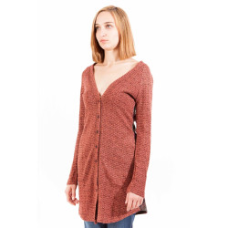 LAVAND. RED WOMAN CARDIGAN