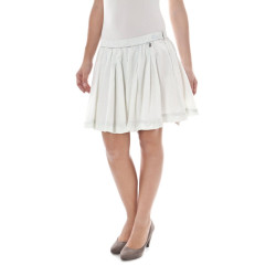 JOHN GALLIANO SHORT SKIRT WOMAN WHITE