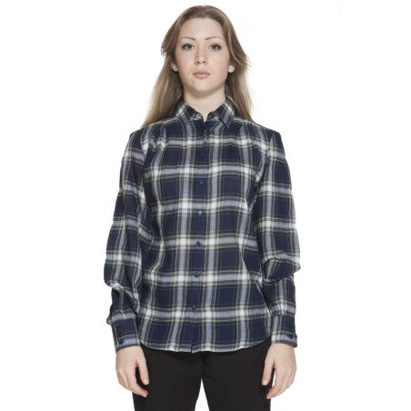 GANT CAMICIA MANICHE LUNGHE DONNA BLU