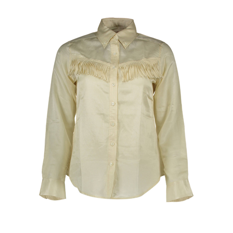 GANT CAMICIA MANICHE LUNGHE DONNA BEIGE