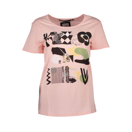 SILVIAN HEACH T-SHIRT MANICHE CORTE DONNA ROSA