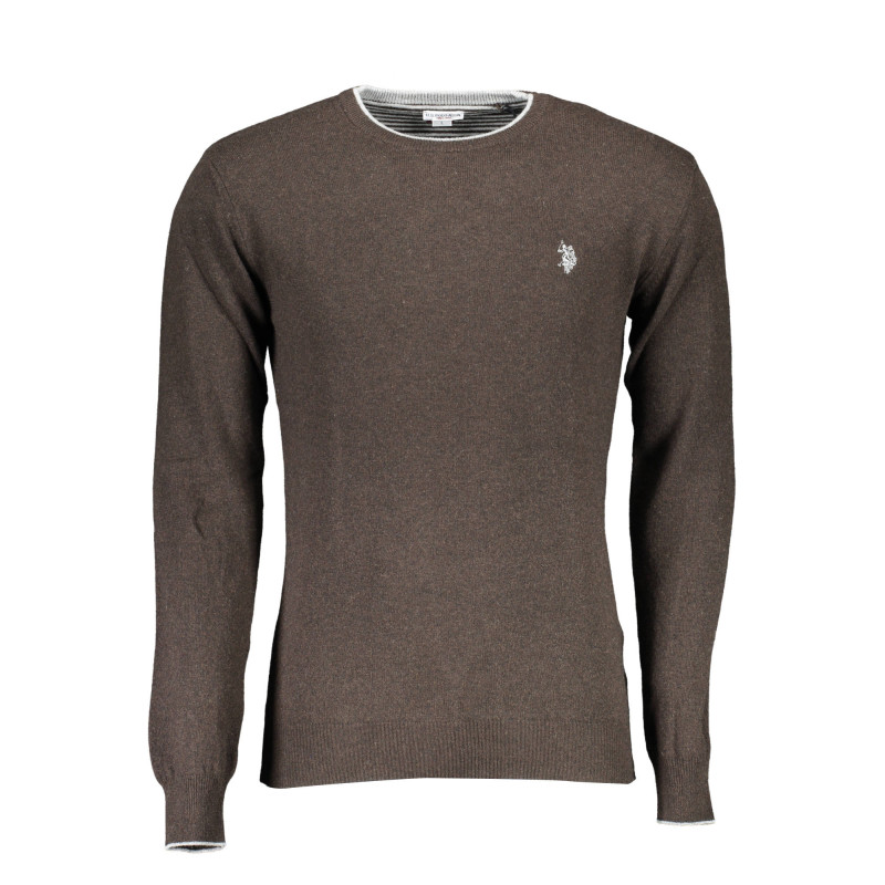 US POLO BROWN MEN&39S SWEATER