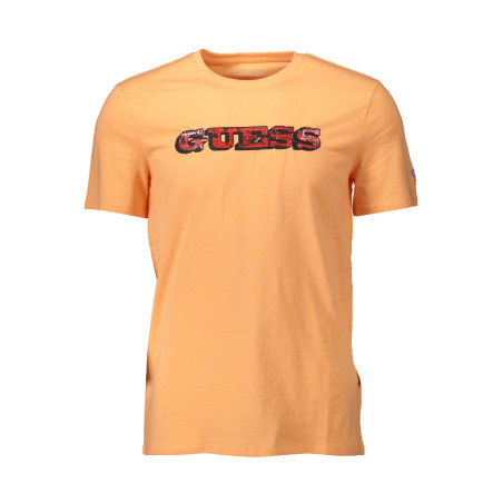 GUESS JEANS MAN SHORT SLEEVE T-SHIRT ORANGE