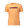 GUESS JEANS T-SHIRT MANICHE CORTE UOMO ARANCIO