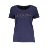 SCERVINO STREET T-SHIRT MANICHE CORTE DONNA BLU