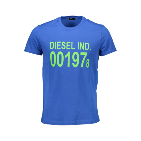 DIESEL MEN&39S SHORT SLEEVE T-SHIRT BLUE