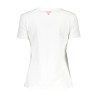 GUESS JEANS T-SHIRT MANICHE CORTE DONNA BIANCO