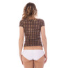 A-STYLE BROWN WOMAN EXTERNAL T-SHIRT