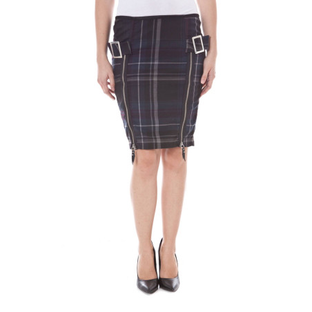 DATCH SHORT SKIRT WOMAN BLUE