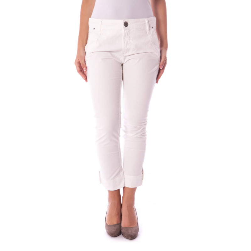 COLCCI WOMAN FISHERMAN PANTS WHITE