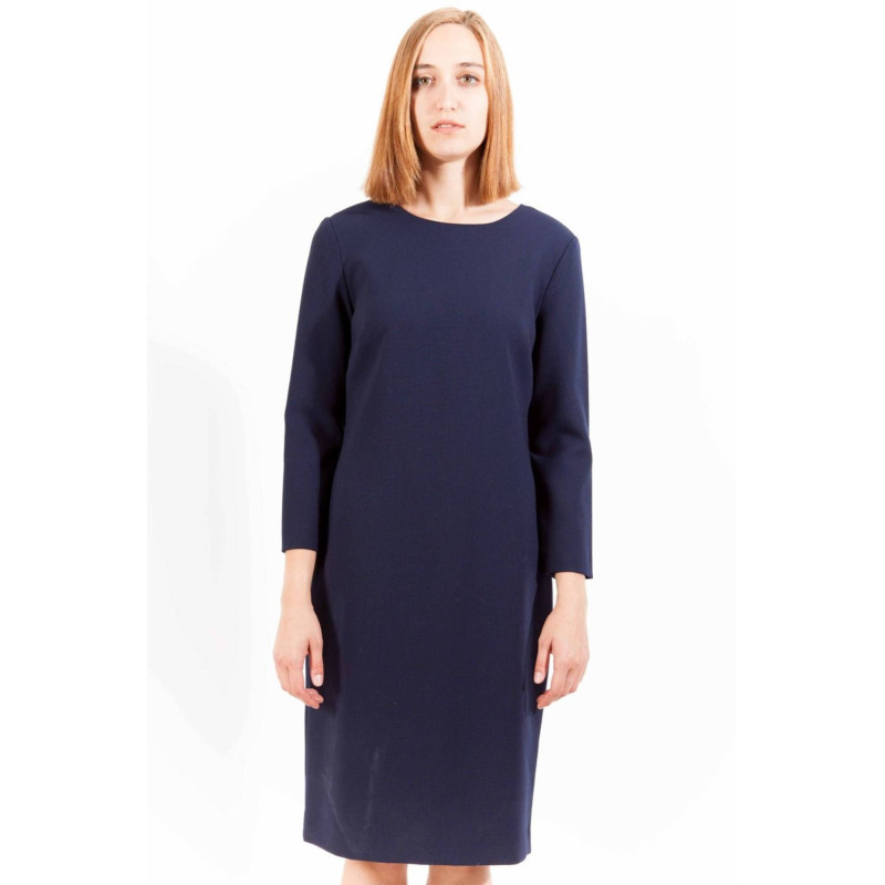 GANT SHORT DRESS WOMAN BLUE