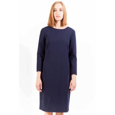 GANT SHORT DRESS WOMAN BLUE