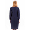 GANT SHORT DRESS WOMAN BLUE