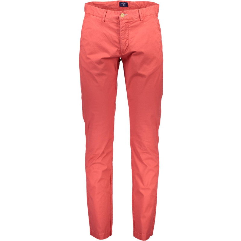 GANT PANTALONE UOMO ROSSO