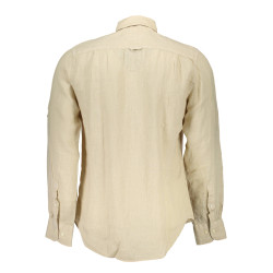 GANT CAMICIA MANICHE LUNGHE UOMO BEIGE