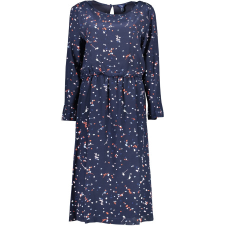 GANT LONG DRESS WOMAN BLUE