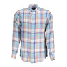 GANT CAMICIA MANICHE LUNGHE UOMO AZZURRO