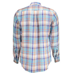 GANT CAMICIA MANICHE LUNGHE UOMO AZZURRO