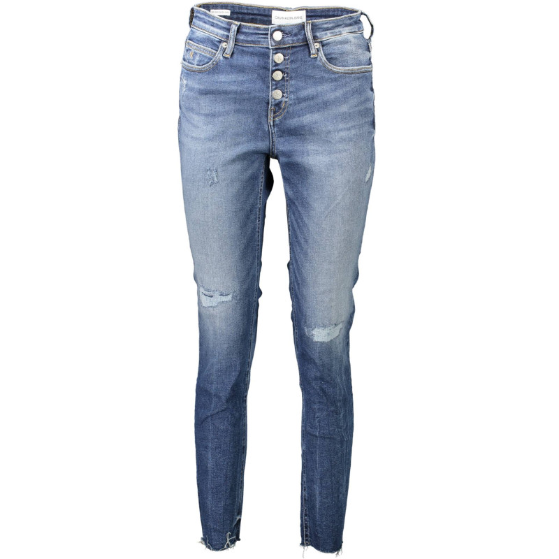 CALVIN KLEIN JEANS DENIM WOMAN BLUE