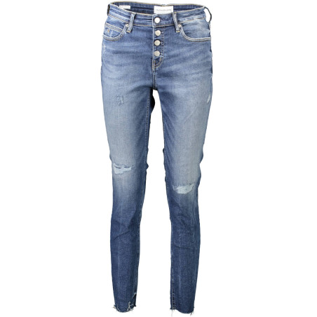 CALVIN KLEIN JEANS DENIM WOMAN BLUE