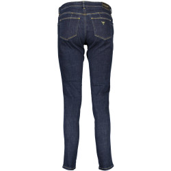 GUESS JEANS JEANS DENIM WOMAN BLUE