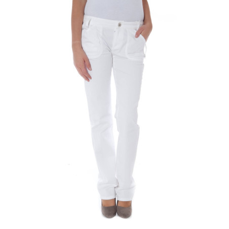 PHARD PANTALONE DONNA BIANCO