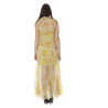 JOHN GALLIANO LONG YELLOW WOMAN DRESS