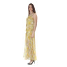 JOHN GALLIANO LONG YELLOW WOMAN DRESS