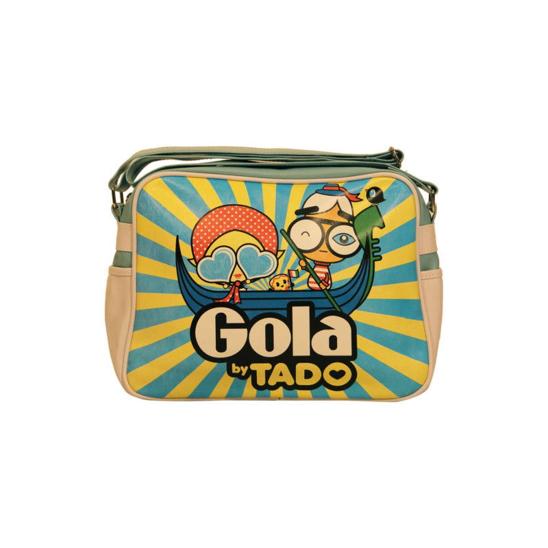 GOLA TUB357-REDFORD-GONDOLA_BIANCO_LTBLUEYELLOWWHITE