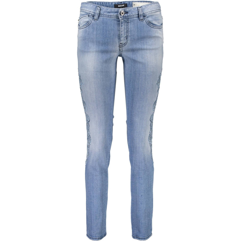 JUST CAVALLI JEANS DENIM WOMAN LIGHT BLUE