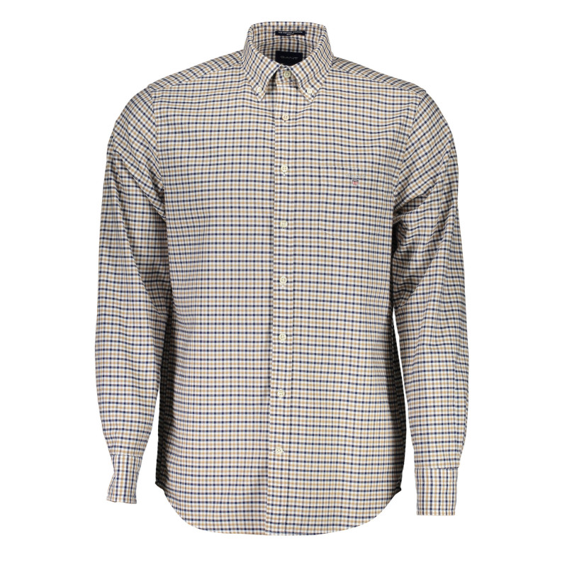 GANT MEN&39S BEIGE LONG SLEEVE SHIRT