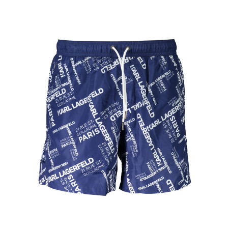 Karl Lagerfeld Beachwear KL20MBM08_BLU_NAVY