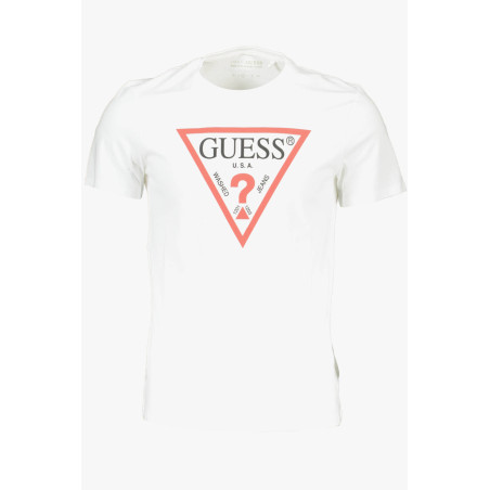 GUESS JEANS MAN SHORT SLEEVE T-SHIRT WHITE