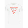 GUESS JEANS T-SHIRT MANICHE CORTE UOMO BIANCO