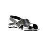 CALVIN KLEIN SILVER WOMAN SANDAL SHOES